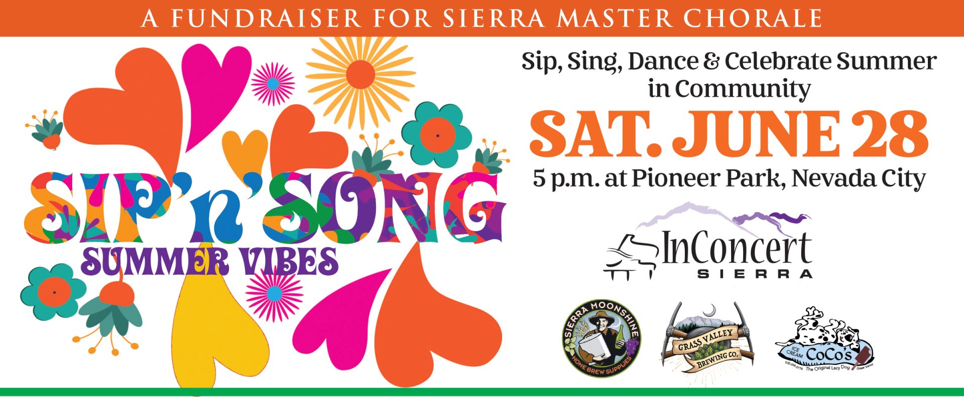 Sip & Song: Celebrating & Supporting the Sierra Master Chorale.